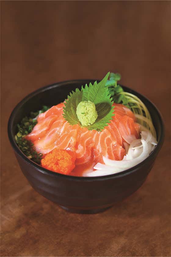 사케동 메뉴 사진(네이버)