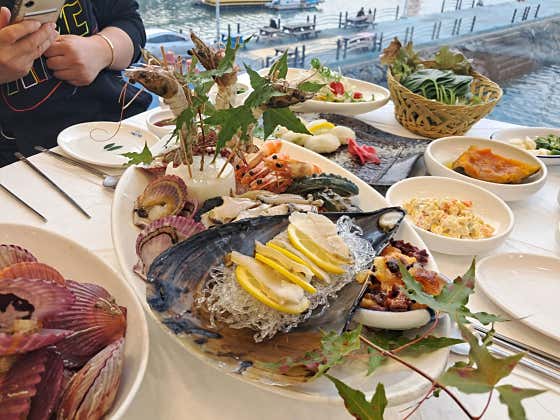 남해 제철회 2,3인 메뉴 사진(네이버)