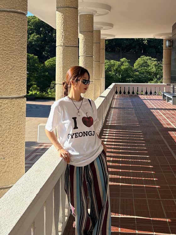 아이러브경주 체리티셔츠 메뉴 사진(네이버)