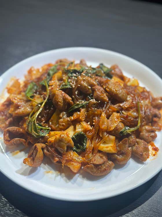 야채곱창 메뉴 사진(네이버)