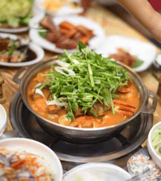 꽃게탕 대 메뉴 사진(네이버)