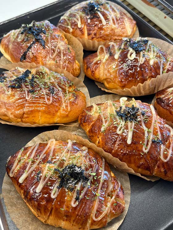 명란마요 소금빵 메뉴 사진(네이버)