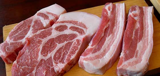 제주산 목살 메뉴 사진(네이버)