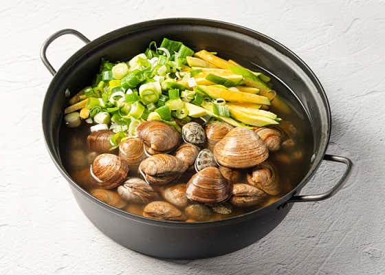 상합바지락칼국수 대 메뉴 사진(네이버)