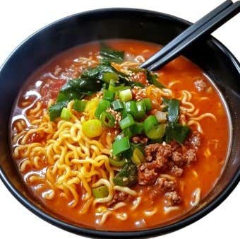 매운라면 메뉴 사진(네이버)