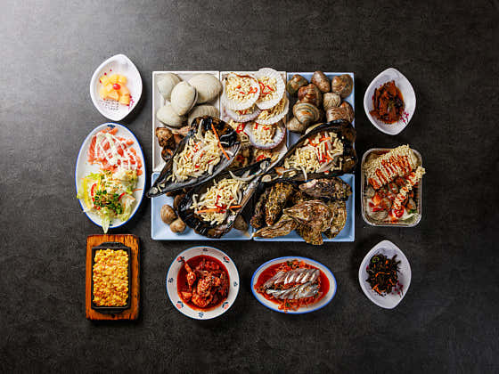 조개한상 (소) 메뉴 사진(네이버)