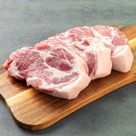 보성녹돈 목살 100g 메뉴 사진(네이버)