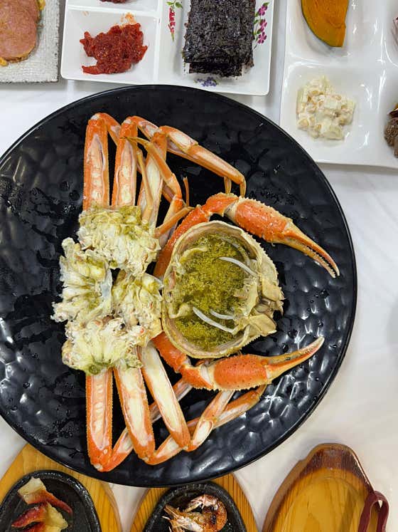 대게 1kg 메뉴 사진(네이버)