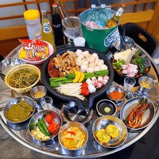 몽땅다 전골세트 4인 메뉴 사진(네이버)