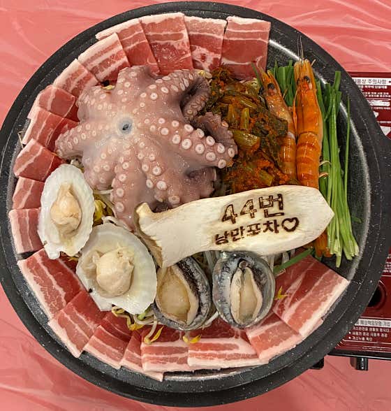 Best 세트메뉴 3rd "밤바다“ 메뉴 사진(네이버)