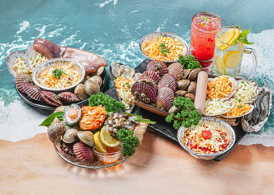 하와이조개구이 2인 메뉴 사진(네이버)