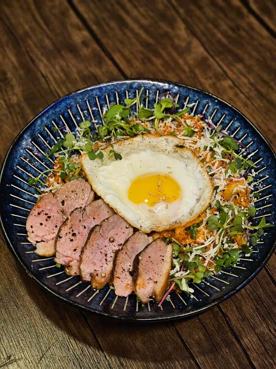비움 김치볶음밥 메뉴 사진(네이버)