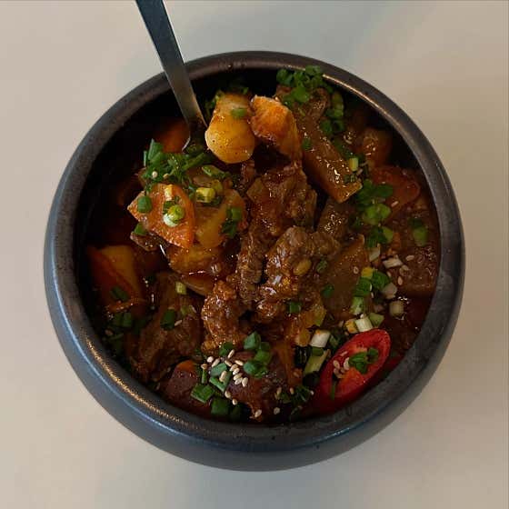 매운 순살 소갈비찜 메뉴 사진(네이버)