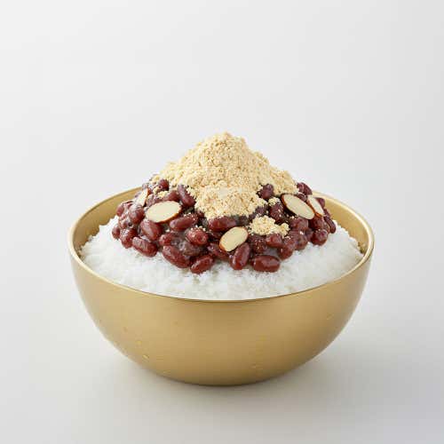 눈꽃 팥빙수 메뉴 사진(네이버)