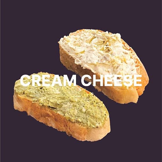 크림치즈 샌드위치 메뉴 사진(네이버)