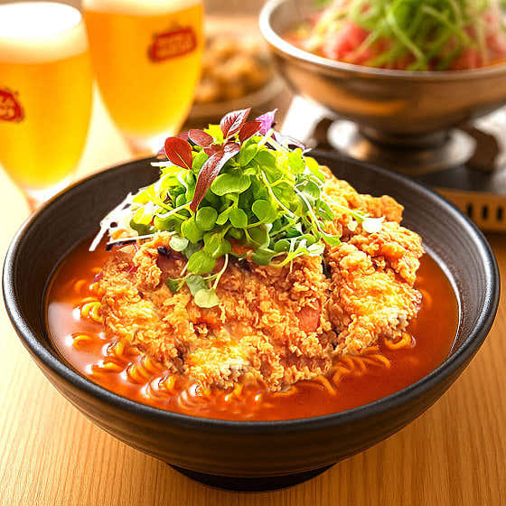 치킨라면 메뉴 사진(네이버)