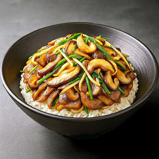 버섯덮밥 메뉴 사진(네이버)