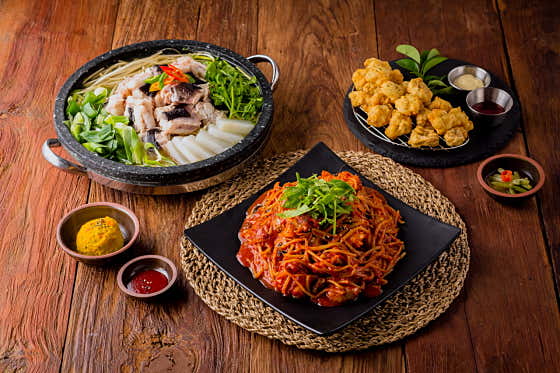 아구찜 세트 메뉴 사진(네이버)