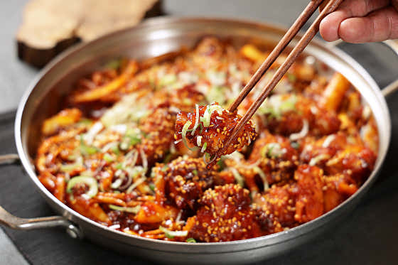 아구불고기 메뉴 사진(네이버)