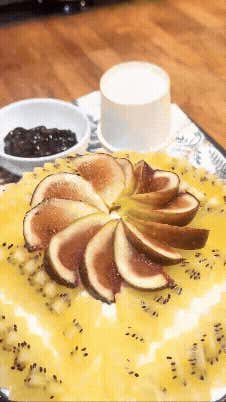 동백이빙수 (2~3인용) 메뉴 사진(네이버)