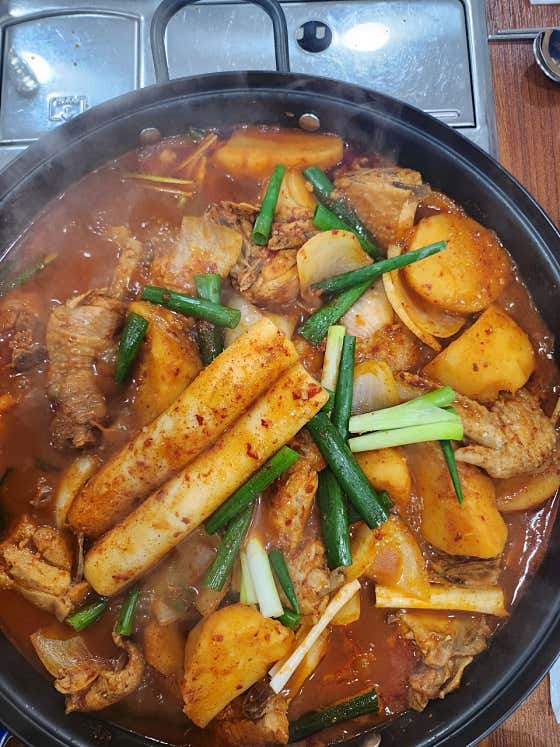 닭 볶음탕 메뉴 사진(네이버)