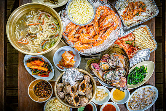 조개구이 A세트 (2인) 메뉴 사진(네이버)