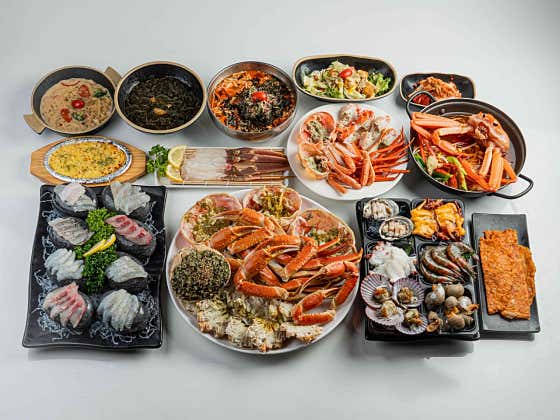 5인 대게 4kg + 홍게 800g 메뉴 사진(네이버)