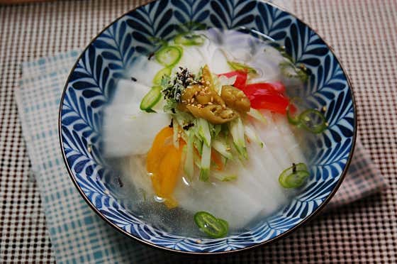 동치미국수 메뉴 사진(네이버)