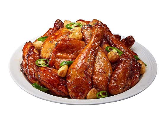 간장마늘통닭 메뉴 사진(네이버)