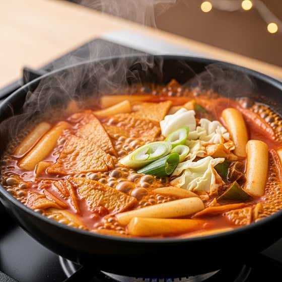 매콤 국물 떡볶이! 메뉴 사진(네이버)