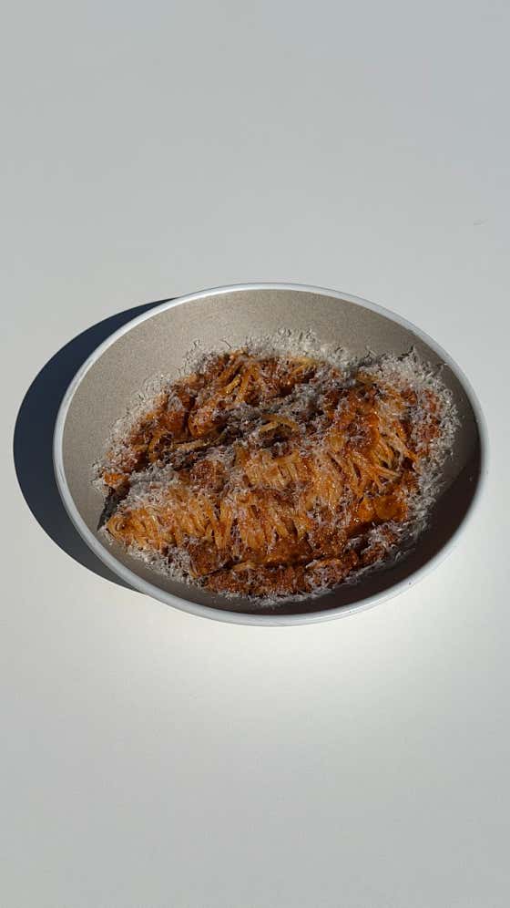초리조 토마토 파스타 메뉴 사진(네이버)