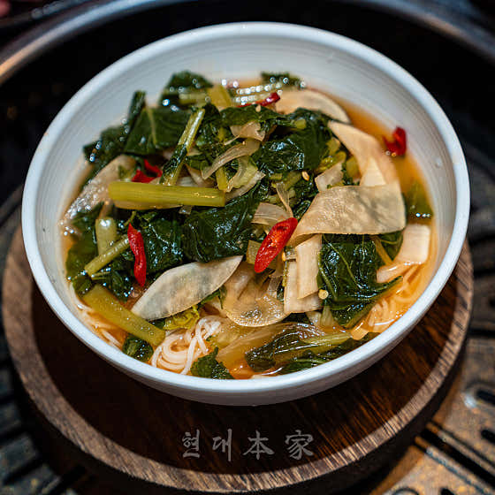 열무국수 메뉴 사진(네이버)