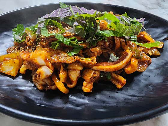 매운 오제볶음 메뉴 사진(네이버)