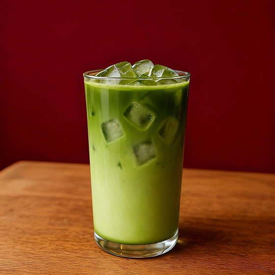 더블 말차라떼 matcha latte 메뉴 사진(네이버)