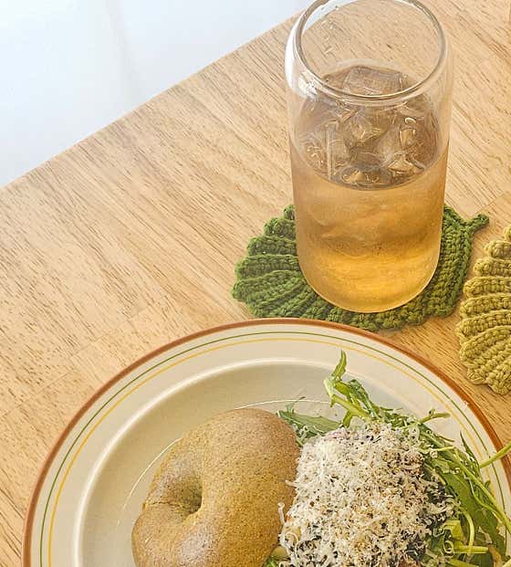유기농감잎차 (HOT / ICE) 메뉴 사진(네이버)