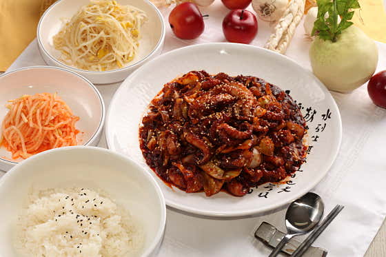 불향기쭈구미비빔밥 메뉴 사진(네이버)
