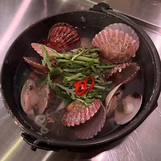 백합가리비탕 메뉴 사진(네이버)