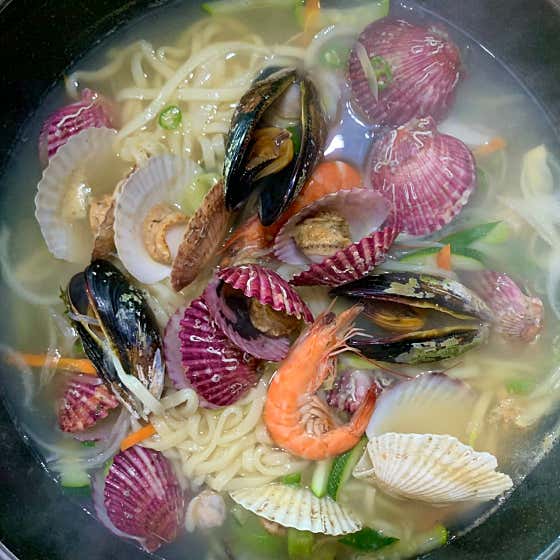 해물칼국수 메뉴 사진(네이버)