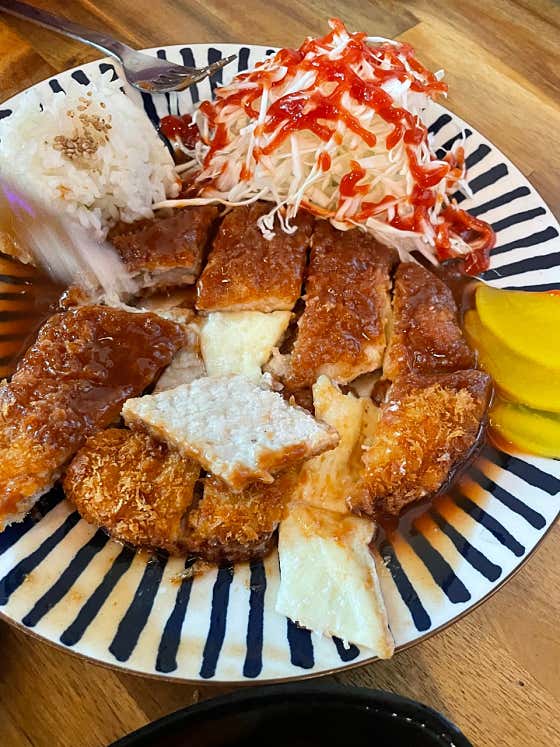 치즈돈가스 메뉴 사진(네이버)