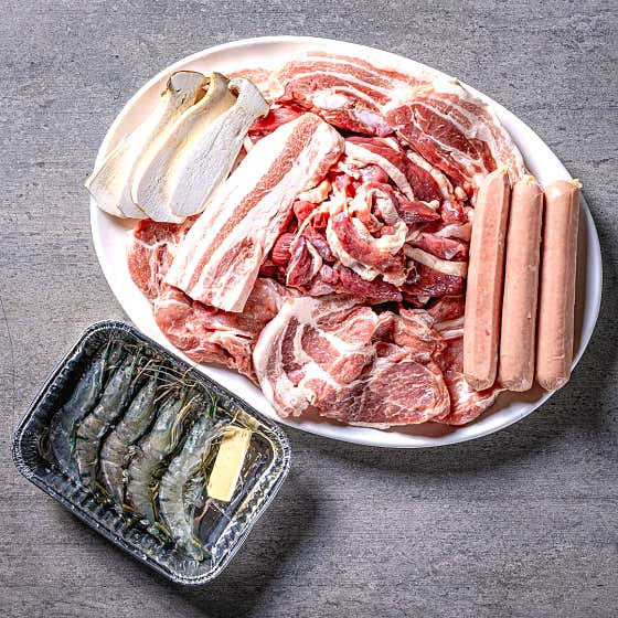 모듬한판세트 메뉴 사진(네이버)