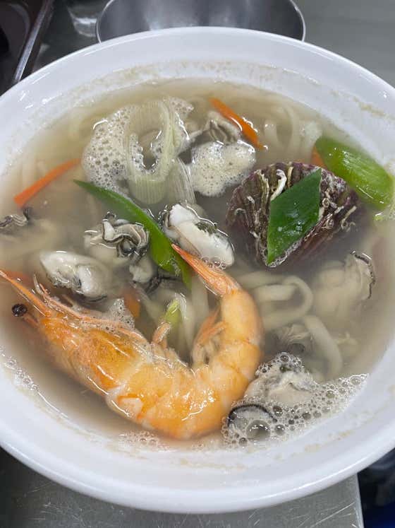 굴칼국수 메뉴 사진(네이버)