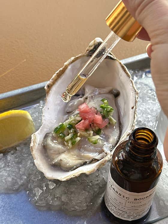 oyster shot 메뉴 사진(네이버)