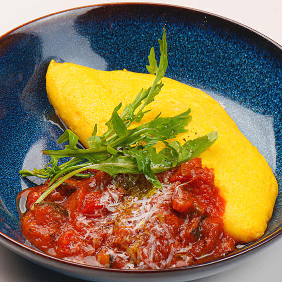 오믈렛과 수제 토마토소스, 브레드 메뉴 사진(네이버)