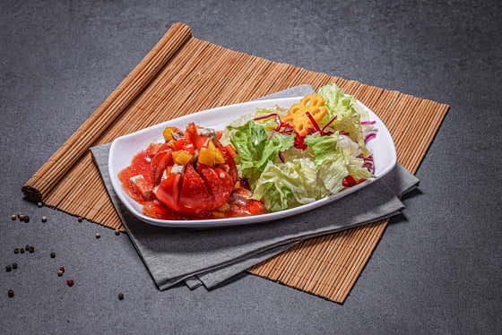 (New) 토마토 닭가슴살 샐러드 메뉴 사진(네이버)