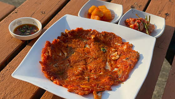 김치전 메뉴 사진(네이버)