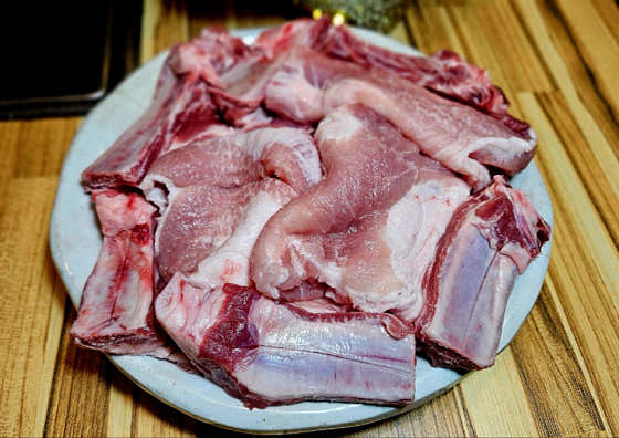 생갈비 메뉴 사진(네이버)