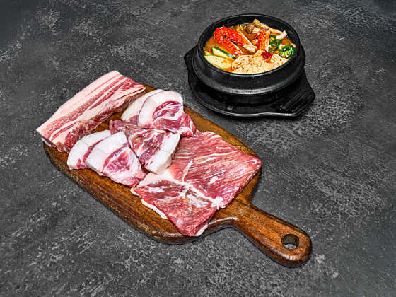🥓옥상세트 600g 메뉴 사진(네이버)
