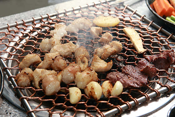 팔팔 모듬B 2인 (양,대창,염통) 메뉴 사진(네이버)