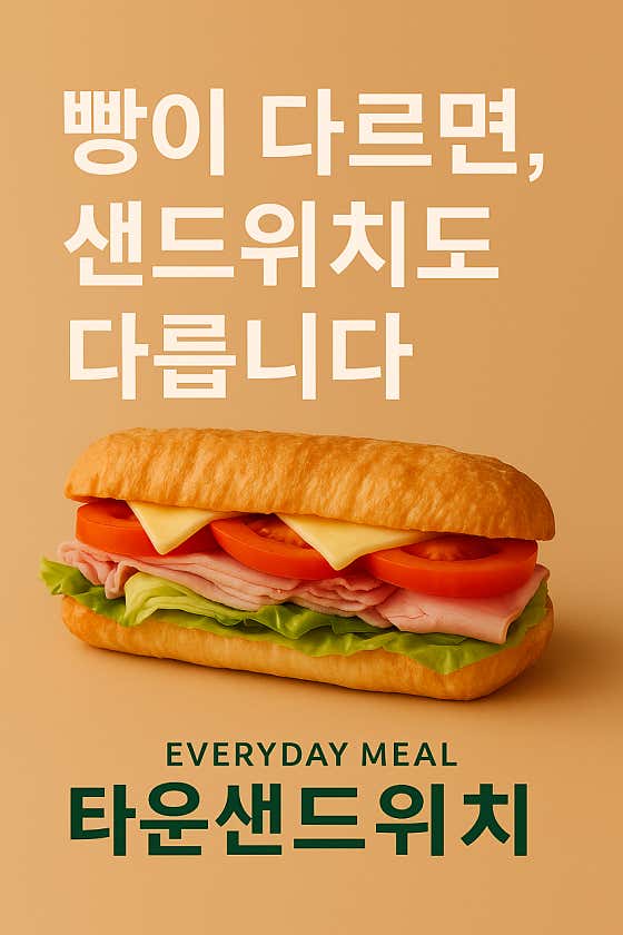 타운 샌드위치 사진 2