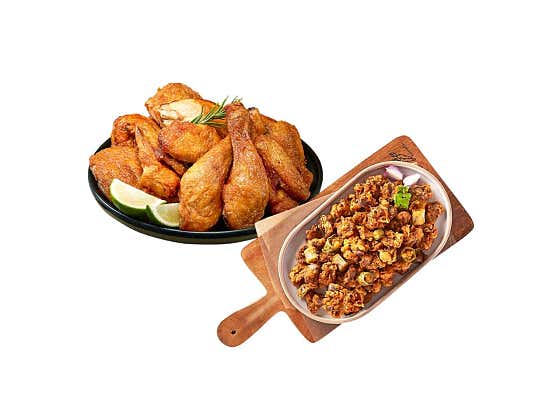 SET2 또봉이통닭 + 똥집튀김 메뉴 사진(네이버)